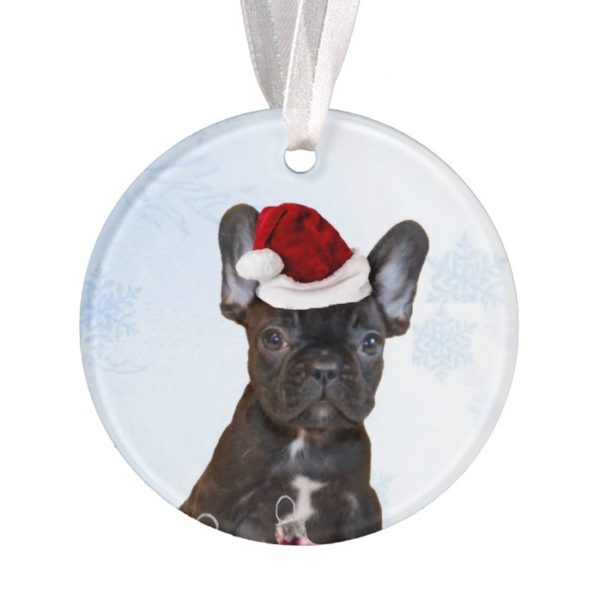 Christmas French Bulldog Ornament