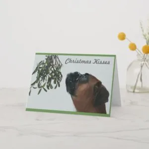 Christmas Kisses Holiday Card