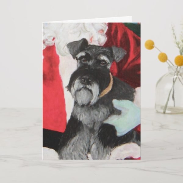 Christmas Schnauzer card