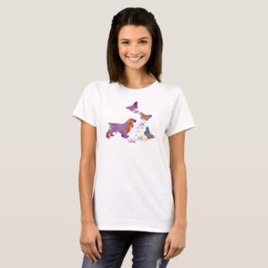 Cocker spaniel and butterflies T-Shirt