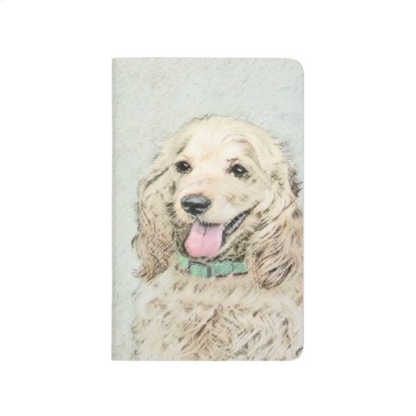 Cocker Spaniel Buff Painting - Original Dog Art Journal