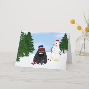Cocker Spaniel Christmas Holiday Card