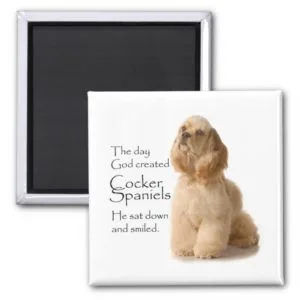 Cocker Spaniel Magnet