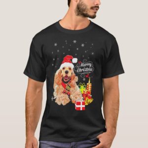 Cocker Spaniel - Merry Christmas T-Shirt
