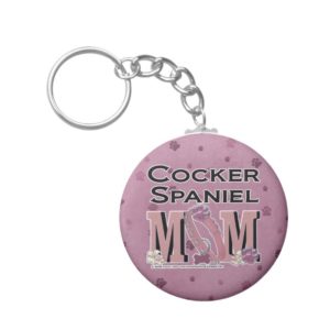 Cocker Spaniel MOM Keychain