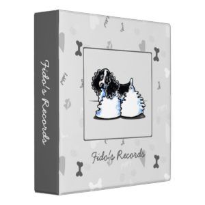 Cocker Spaniel Off-Leash Art™ Pet Records Custom Binder