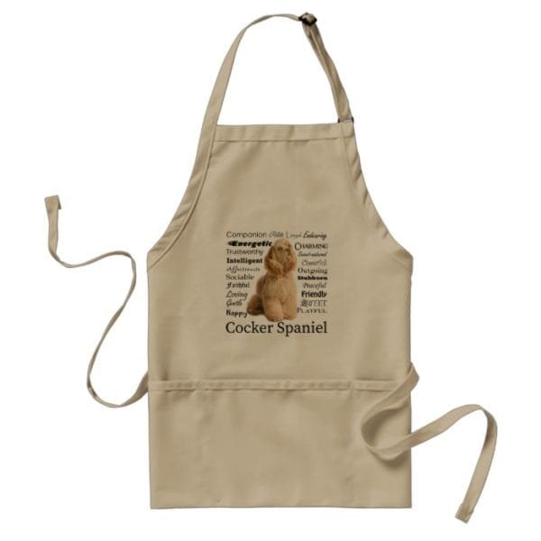 Cocker Spaniel Traits Apron