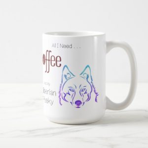 Coffee and Siberian Husky Coffee Mug