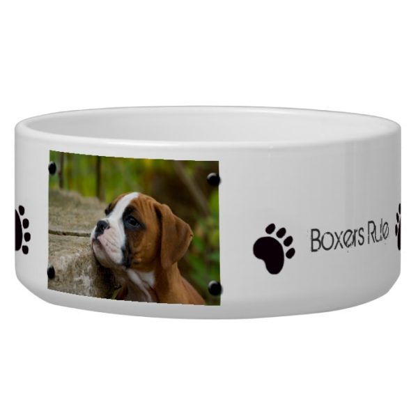 Create Own Custom Image and Text Dog Food Bowl