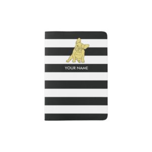 Custom French Bulldog Passport Holder