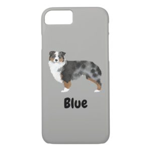 Custom Name Aussie Dog iPhone Case