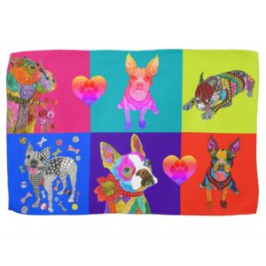 Cute and Adorable Boston Terrier Kitchen Towel