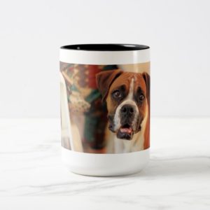 Cute Boxer Two-Tone Coffee Mug