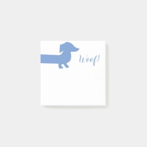 Cute Dachshund Custom Template Post-it Notes