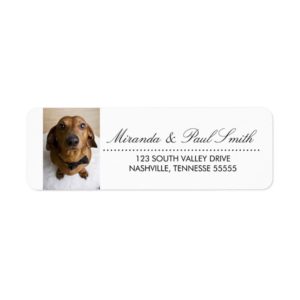 Cute Dachshund Dog Return Address Labels