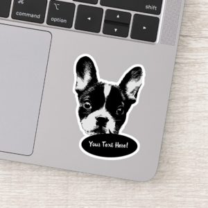 Cute French Bulldog Dog Talk Sticker