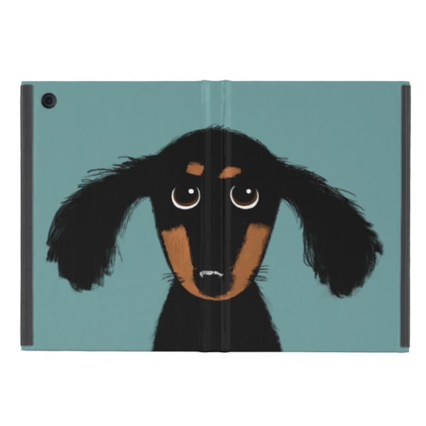 Cute Long Haired Dachshund Puppy iPad Mini Cover