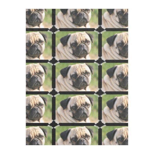 Cute Pug Fleece Blanket