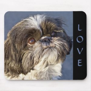 Cute Shih Tzu Lover Puppy Dog Mom Mouse Pad
