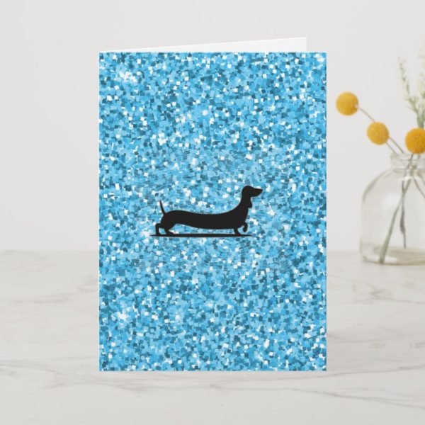 Dachshund Greeting Card Thinking of you