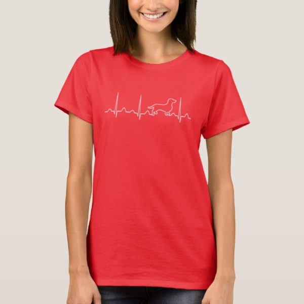 Dachshund Heartbeat T-Shirt