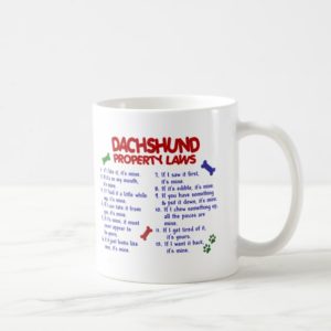 Dachshund Property Laws 2 Coffee Mug