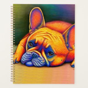 Daydreamer Colorful French Bulldog Dog Planner