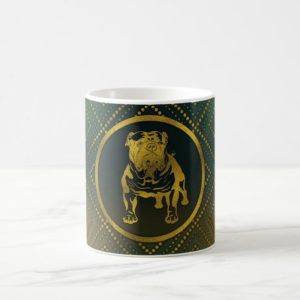 Decorative Golden Embossed - English Bulldog Coffee Mug