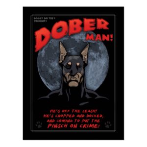 Dober Man! Postcard