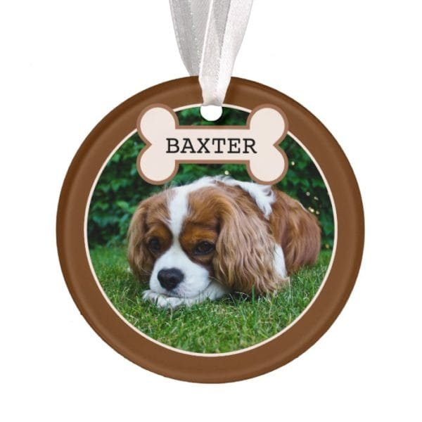 Dog Photo Christmas Tree Ornament