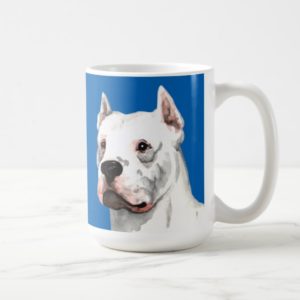 Dogo Argentino Color Block Coffee Mug