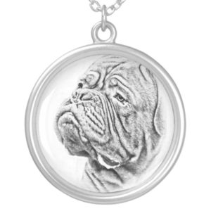 Dogue De Bordeaux - French Mastiff Silver Plated Necklace