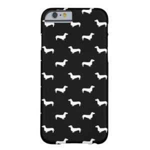 Doxie silhouette phone case - dachshund design