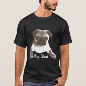 Elegant Proud Pug Dad Shirt