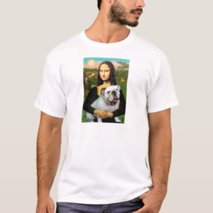 English Bulldog 9 - Mona Lisa T-Shirt