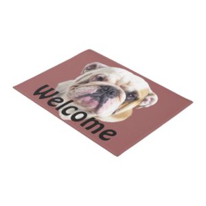 English Bulldog Head Doormat