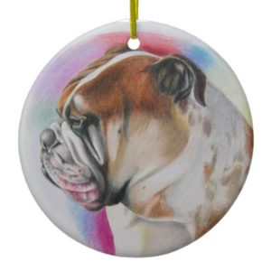 English Bulldog ornament