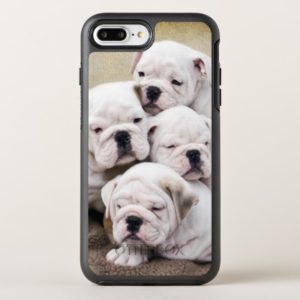 English Bulldog Puppies OtterBox iPhone Case
