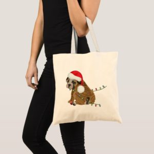 English Bulldog Puppy Christmas Tote Bag