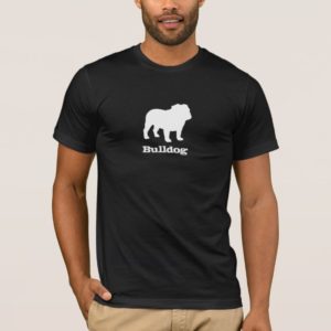 English Bulldog Silhouette T-Shirt
