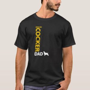 English Cocker Spaniel Dad T-Shirt