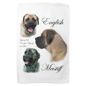 English Mastiff Art Towel