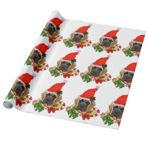 English Mastiff Christmas Wrapping Paper