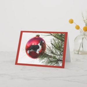 English Springer Spaniel Christmas Card Ball