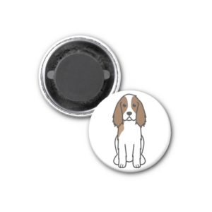 English Springer Spaniel Dog Cartoon Magnet