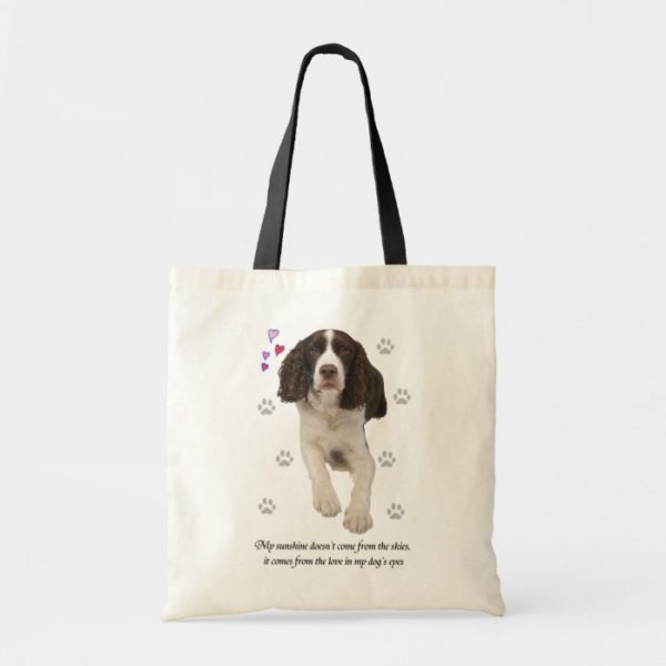 English Springer Spaniel Dog Tote Bag