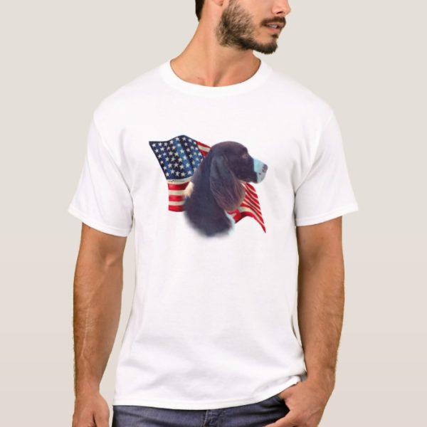 English Springer Spaniel Flag T-Shirt