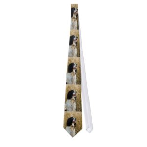 english springer spaniel in wheat.png neck tie