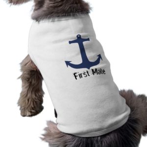"First Mate" Cute Dog Sweater Shirt