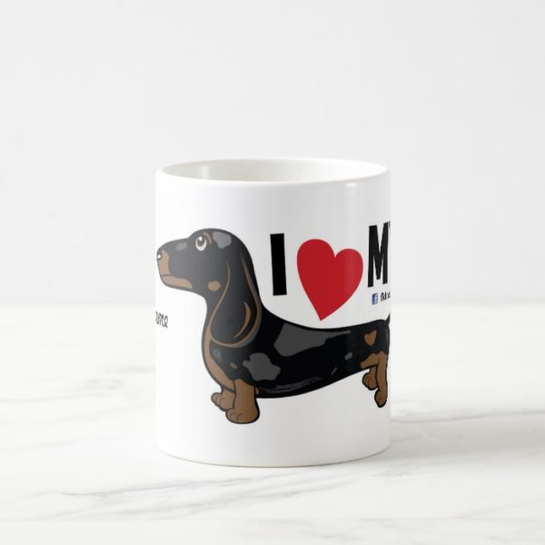 FLDR "I Love My" Smooth Dapple Dachshund Mug. Coffee Mug